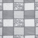 Pościel z kory 160x200 wzór 167 Paczłork falbanka szara biała na guziki 100% bawełna gruba Pościel z kory 160x200 wzór 167 Paczłork falbanka szara biała na guziki 100% bawełna gruba
