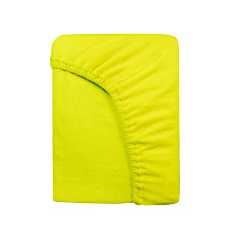 Prześcieradło frotte z gumką 140x200 034 limonkowe Darymex Prześcieradło frotte z gumką 140x200 034 limonkowe Darymex