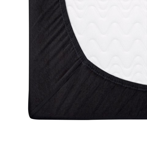 Prześcieradło jersey z gumką 180x200 027 czarne Darymex Prześcieradło jersey z gumką 180x200 027 czarne Darymex