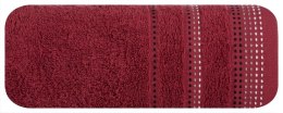 Ręcznik Pola 30x50 20 bordowy frotte 500 g/m2 Eurofirany