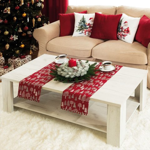 Bieżnik świąteczny 24x90 Zimowa magia czerwony 360000/KSP/003/024090/1 Bieżnik świąteczny 24x90 Zimowa magia czerwony 360000/KSP/003/024090/1