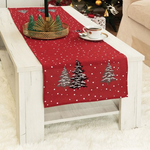 Bieżnik świąteczny 40x140 Śnieżna magia czerwony 192483/KSP/003/040140/1 Bieżnik świąteczny 40x140 Śnieżna magia czerwony 192483/KSP/003/040140/1