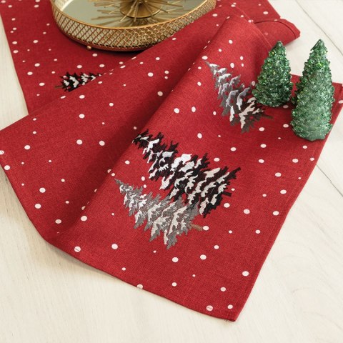 Bieżnik świąteczny 40x140 Śnieżna magia czerwony 192483/KSP/003/040140/1 Bieżnik świąteczny 40x140 Śnieżna magia czerwony 192483/KSP/003/040140/1