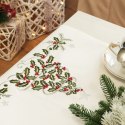 Bieżnik świąteczny 40x160 Zielony Urok biały 892076/KSP/001/040160/1 Bieżnik świąteczny 40x160 Zielony Urok biały 892076/KSP/001/040160/1