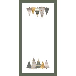 Bieżnik świąteczny 50x100 Pastelowe choinki wielokolorowy PBN271/KSP/C09/050100/1
