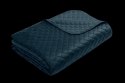 Narzuta dekoracyjna 170x210 Beddo 007 welurowa granatowa dwustronna Faro Narzuta dekoracyjna 170x210 Beddo 007 welurowa granatowa dwustronna Faro