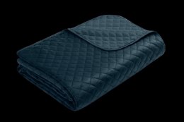 Narzuta dekoracyjna 170x210 Beddo 007 welurowa granatowa dwustronna Faro