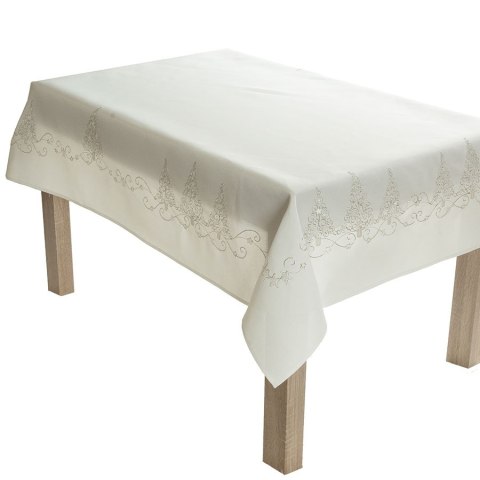 Obrus świąteczny 140x260 Blask biały 615800/KSP/001/140260/1 Obrus świąteczny 140x260 Blask biały 615800/KSP/001/140260/1
