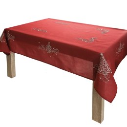 Obrus świąteczny 140x260 Klasyczne Święta czerwony 892362/KSP/003/140260/1