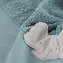 Okrycie kąpielowe 100x100 Baby 59 niebieski Słonik ręcznik z kapturkiem 400g/m2 Eurofirany Okrycie kąpielowe 100x100 Baby 59 niebieski Słonik ręcznik z kapturkiem 400g/m2 Eurofirany