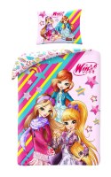 Pościel bawełniana 140x200 Winx czarodzeijki różowa poszewka 70x90 + worek bawełniany Kids 13 Halantex Pościel bawełniana 140x200 Winx czarodzeijki różowa poszewka 70x90 + worek bawełniany Kids 13 Halantex
