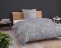 Pościel bawełniana 140x200 szara liście z jedną poszewką 4565D Bawełna 84 Pościel bawełniana 140x200 szara liście z jedną poszewką 4565D Bawełna 84
