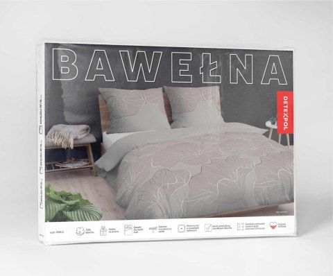 Pościel bawełniana 160x200 beżowa kwiaty 4966A Bawełna 84 Pościel bawełniana 160x200 beżowa kwiaty 4966A Bawełna 84