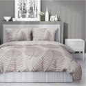 Pościel bawełniana 160x200 beżowa liście 4963B Bawełna 84 Pościel bawełniana 160x200 beżowa liście 4963B Bawełna 84