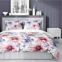 Pościel bawełniana 220x200 biała kolorowa kwiaty 4965A Bawełna 84 Pościel bawełniana 220x200 biała kolorowa kwiaty 4965A Bawełna 84