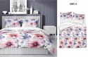 Pościel bawełniana 220x200 biała kolorowa kwiaty 4965A Bawełna 84 Pościel bawełniana 220x200 biała kolorowa kwiaty 4965A Bawełna 84
