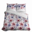 Pościel bawełniana 220x200 biała kolorowa kwiaty 4965A Bawełna 84 Pościel bawełniana 220x200 biała kolorowa kwiaty 4965A Bawełna 84