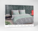 Pościel bawełniana 220x200 miętowa szara geometria 4961A Bawełna 84 Pościel bawełniana 220x200 miętowa szara geometria 4961A Bawełna 84