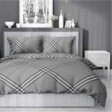 Pościel bawełniana 220x200 szara geometria 4959B Bawełna 84 Pościel bawełniana 220x200 szara geometria 4959B Bawełna 84