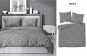 Pościel bawełniana 220x200 szara geometria 4959B Bawełna 84 Pościel bawełniana 220x200 szara geometria 4959B Bawełna 84