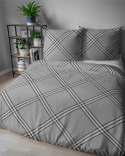 Pościel bawełniana 220x200 szara geometria 4959B Bawełna 84 Pościel bawełniana 220x200 szara geometria 4959B Bawełna 84