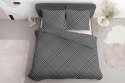 Pościel bawełniana 220x200 szara geometria 4959B Bawełna 84 Pościel bawełniana 220x200 szara geometria 4959B Bawełna 84