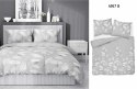 Pościel bawełniana 220x200 szara liście 4957B Bawełna 84 Pościel bawełniana 220x200 szara liście 4957B Bawełna 84