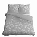 Pościel bawełniana 220x200 szara liście 4957B Bawełna 84 Pościel bawełniana 220x200 szara liście 4957B Bawełna 84