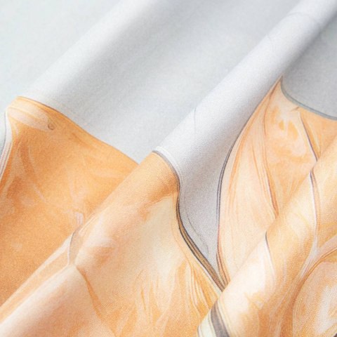 Pościel satynowa 220x200 Liście szara ruda 12402 SATYNLOVE PREMIUM Pościel satynowa 220x200 Liście szara ruda 12402 SATYNLOVE PREMIUM