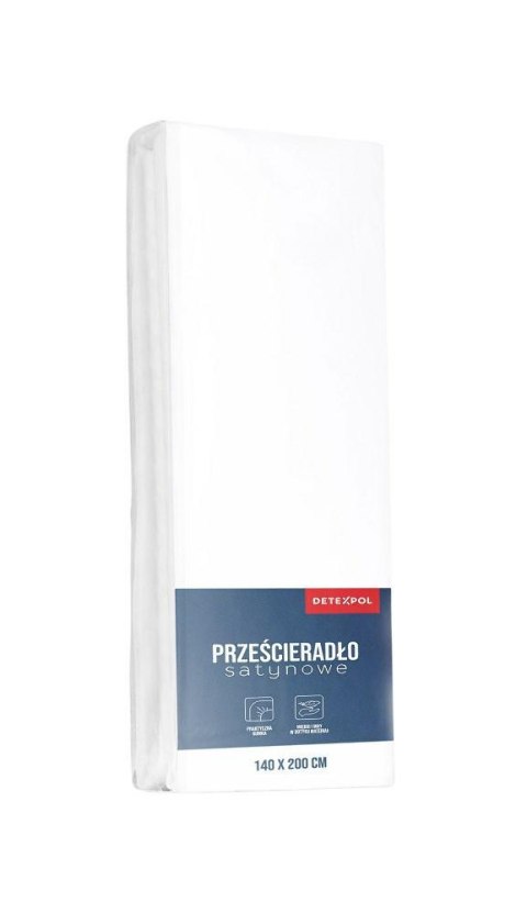 Prześcieradło z mikrofibry 220x200 białe jednobarwne z gumką Poly Prześcieradło z mikrofibry 220x200 białe jednobarwne z gumką Poly