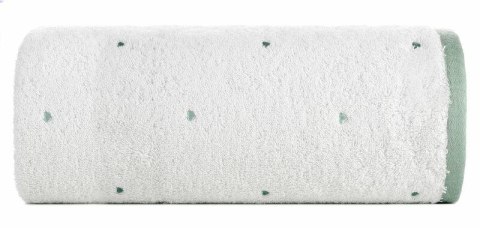 Ręcznik dziecięcy 50x90 Baby 60 biały miętowy Serca 480g/m2 Eurofirany Ręcznik dziecięcy 50x90 Baby 60 biały miętowy Serca 480g/m2 Eurofirany