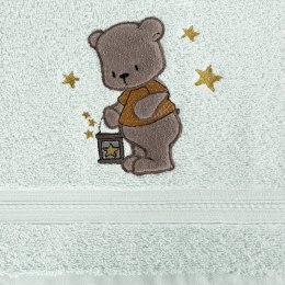 Ręcznik dziecięcy 50x90 Baby 62 miętowy Miś 450g/m2 Eurofirany
