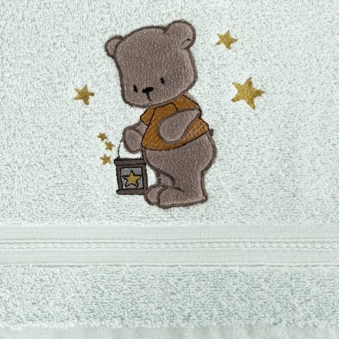 Ręcznik dziecięcy 50x90 Baby 62 miętowy Miś 450g/m2 Eurofirany Ręcznik dziecięcy 50x90 Baby 62 miętowy Miś 450g/m2 Eurofirany