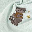 Ręcznik dziecięcy 50x90 Baby 62 miętowy Miś 450g/m2 Eurofirany Ręcznik dziecięcy 50x90 Baby 62 miętowy Miś 450g/m2 Eurofirany