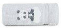 Ręcznik dziecięcy 50x90 Baby 63 srebrny Panda 450g/m2 Eurofirany Ręcznik dziecięcy 50x90 Baby 63 srebrny Panda 450g/m2 Eurofirany