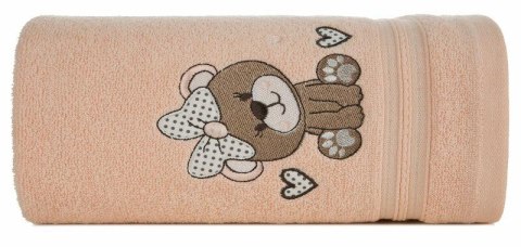 Ręcznik dziecięcy 50x90 Baby 65 morelowy Miś 450g/m2 Eurofirany Ręcznik dziecięcy 50x90 Baby 65 morelowy Miś 450g/m2 Eurofirany