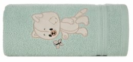 Ręcznik dziecięcy 50x90 Baby 66 miętowy Miś 450g/m2 Eurofirany