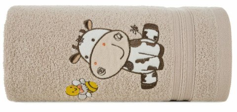 Ręcznik dziecięcy 50x90 Baby 67 beżowy Krówka 450g/m2 Eurofirany Ręcznik dziecięcy 50x90 Baby 67 beżowy Krówka 450g/m2 Eurofirany