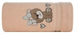 Ręcznik dziecięcy 70x140 Baby 65 morelowy Miś 450g/m2 Eurofirany
