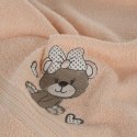 Ręcznik dziecięcy 70x140 Baby 65 morelowy Miś 450g/m2 Eurofirany Ręcznik dziecięcy 70x140 Baby 65 morelowy Miś 450g/m2 Eurofirany