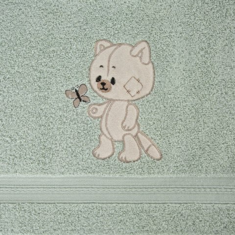 Ręcznik dziecięcy 70x140 Baby 66 miętowy Miś 450g/m2 Eurofirany Ręcznik dziecięcy 70x140 Baby 66 miętowy Miś 450g/m2 Eurofirany