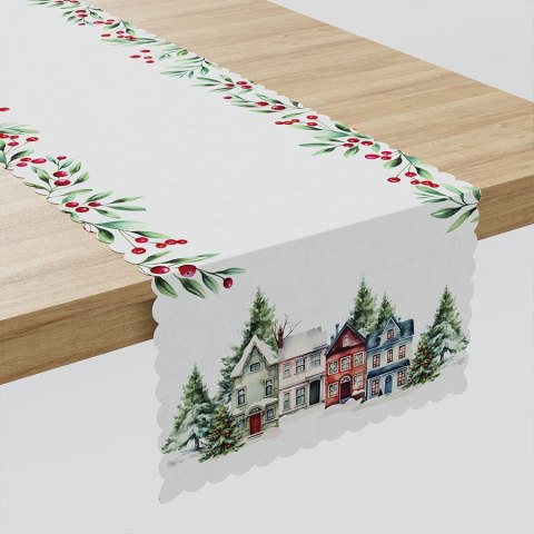 Bieżnik świąteczny 38x160 Zimowe Miasteczko wielokolorowy PBN266/KSP/C09/038160/1 Bieżnik świąteczny 38x160 Zimowe Miasteczko wielokolorowy PBN266/KSP/C09/038160/1