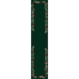 Bieżnik świąteczny 38x180 Jarzębina zielony PBN273/KSP/C02/038180/1