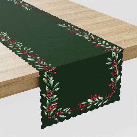 Bieżnik świąteczny 38x180 Jarzębina zielony PBN273/KSP/C02/038180/1 Bieżnik świąteczny 38x180 Jarzębina zielony PBN273/KSP/C02/038180/1
