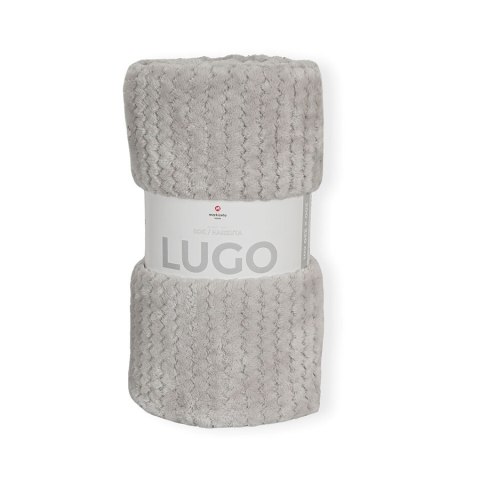 LUGO Koc dekoracyjny, rozmiar 160x200cm, kolor 003 szary LUGO00/KOD/003/160200/1 LUGO Koc dekoracyjny, rozmiar 160x200cm, kolor 003 szary LUGO00/KOD/003/160200/1