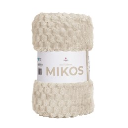 MIKOS koc dekoracyjny, rozmiar 160x200cm, kolor 001 beżowy MIKOS0/KOD/001/160200/1