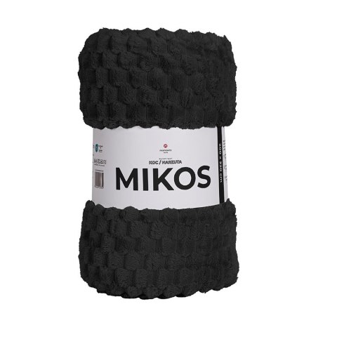 MIKOS koc dekoracyjny, rozmiar 200x220cm, kolor 006 czarny MIKOS0/KOD/006/200220/1 MIKOS koc dekoracyjny, rozmiar 200x220cm, kolor 006 czarny MIKOS0/KOD/006/200220/1
