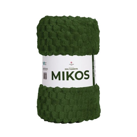 MIKOS koc dekoracyjny, rozmiar 200x220cm, kolor 010 ciemny zielony MIKOS0/KOD/010/200220/1 MIKOS koc dekoracyjny, rozmiar 200x220cm, kolor 010 ciemny zielony MIKOS0/KOD/010/200220/1