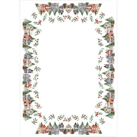 Obrus świąteczny 110x160 Zimowe Miasteczko wielokolorowy PBN266/KSP/C09/110160/1 Obrus świąteczny 110x160 Zimowe Miasteczko wielokolorowy PBN266/KSP/C09/110160/1