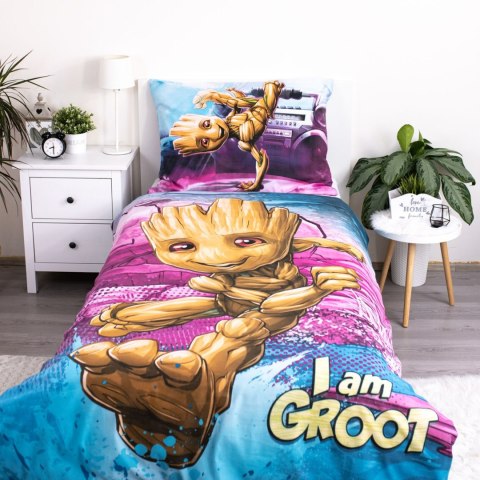 Pościel bawełniana 140x200 I am Groot poszewka 70x90 Kids25 Pościel bawełniana 140x200 I am Groot poszewka 70x90 Kids25
